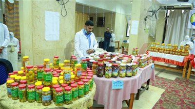 محافظ كفر الشيخ يفتتح معرض منتجات التعليم الفني الزراعي