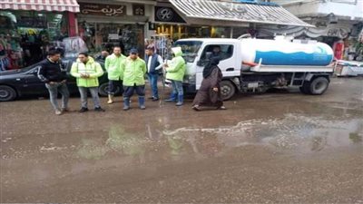 تعرض البحيرة لسقوط أمطار غزيرة والمحافظة تناشد المواطنين بضرورة توخي الحذر