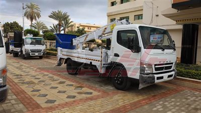 وصول 8 سيارات لرفع كفاءة الإنارة والنظافة لخدمة عدد قري كفر الشيخ