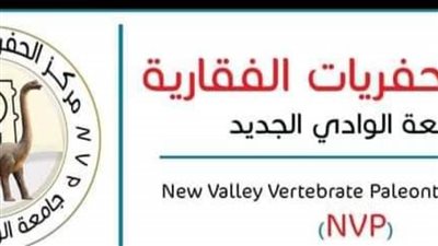 فريق مركز الحفريات الفقارية بجامعة الوادي الجديد يفوز بجائزة التميز الحكومي 