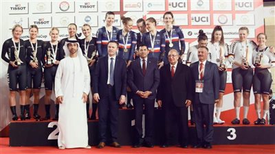 فرنسا تفوز بصدارة ترتيب ميداليات كأس العالم للدراجات بالقاهرة