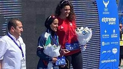 لاعبة المنتخب الأردني للترايثلون ليديا مصلح تفوز بذهبية بطولة غرب آسيا