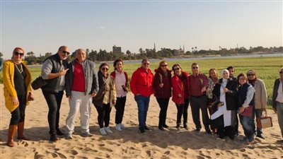 بني سويف تستقبل فوجاً سياحياً من أعضاء نادي الجزيرة 