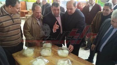 افتتاح معرض منتجات المدارس الفنية ببيلا في كفر الشيخ 