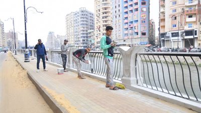 محافظ الغربية يتابع رصف محور المعامل وتطوير كورنيش الغفران