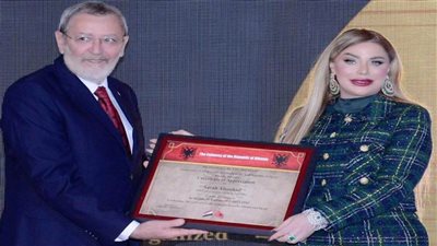 سارة السهيل سفيرة ألبانيا للنوايا الحسنة 