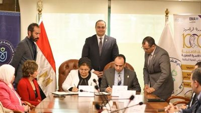 رئيس الرعاية الصحية يشهد توقيع بروتوكول مع جمعية مصرية في طب الأطفال