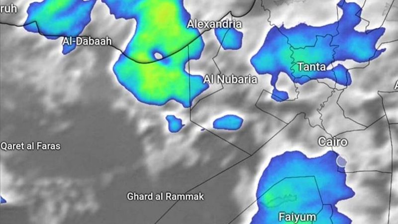 خريطة الأمطار