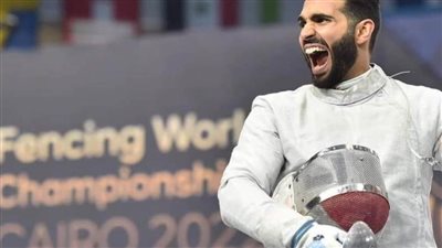 زياد السيسي يتأهل لدور الـ32 بالمونديال العالمي لسلاح السيف بالمجر