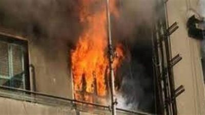 مصرع طفلة في حريق هائل بشقة سكنية ببنها