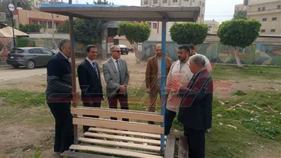 رفع كفاءة الحدائق العامة بكفر الشيخ لتكون متنفسًا للأهالي في شهر رمضان