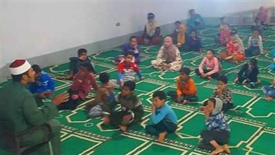 إقبال كثيف على درس النشء للأطفال بالمساجد في رمضان