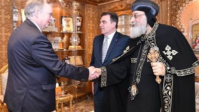 سكيناس يبحث مع البابا تواضروس دور مصر في تعزيز الحوار بين الأديان