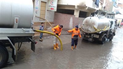 عاجل|  بالصور.. نرصد جهود إزالة تجمعات الأمطار في المحافظات 