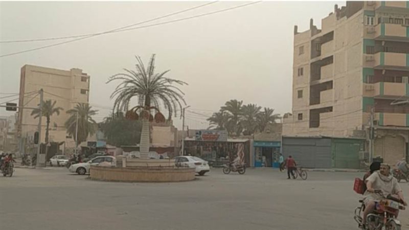 رياح واتربه في الوادي