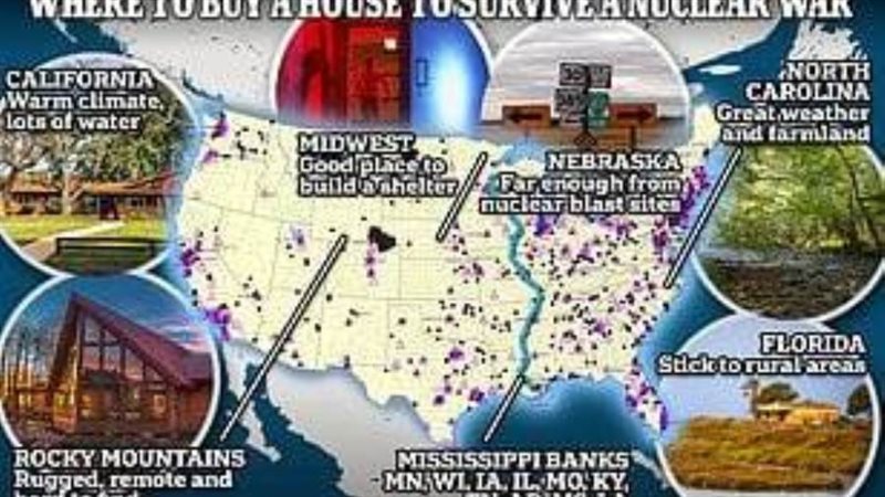 خريطة تظهر المناطق