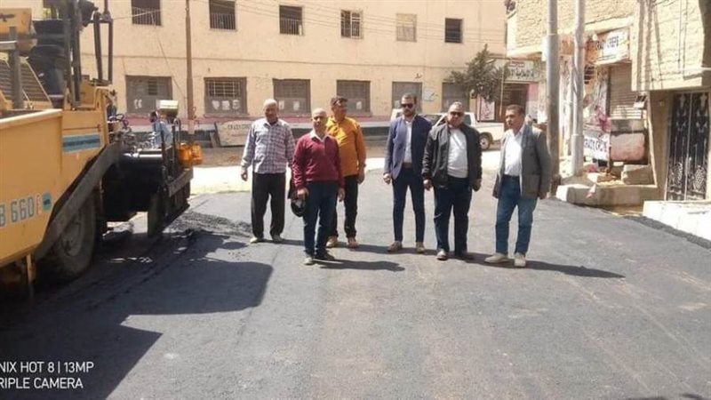 رصف شوارع مغاغة