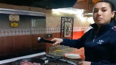 ورقة لحمة على طريقة مريم حسن بطلة الكيك بوكسينج