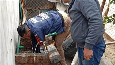 حملات إزالة التعديات على شبكة مياه الشرب بالمناطق التابعة لفرع المندرة بالإسكندرية 