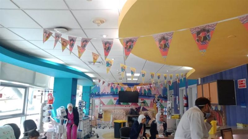 زينة رمضان داخل مستشفى