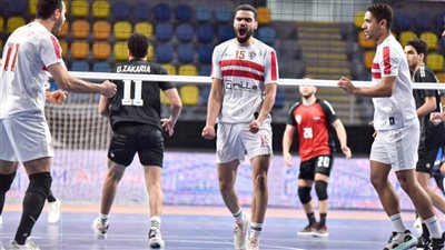 الزمالك أمام طلائع الجيش في ختام نصف نهائي دوري الطائرة