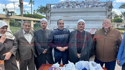 وصول الدفعة الثالثة من 65 ألف شنطة رمضانية لتوزيعها على الأسر المستحقة بكفر الشيخ