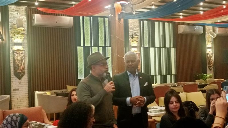 سفير الدومنيكان اثناء