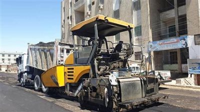 رصف وتجميل شارع الإمام الشاطبي بمدينة جرجا بطول 1200 متر بسوهاج