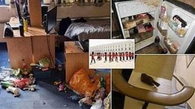 عاجل| بالصور.. فئران وقاذورات تملأ ثكنات الحرس الملكي في بريطانيا 