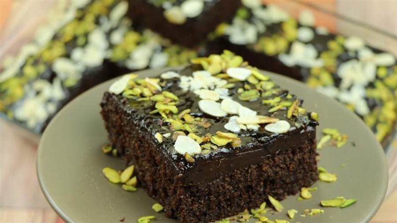 البسبوسة بالشيكولاتة