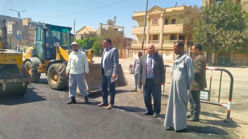 رصف الطرق بسمالوط