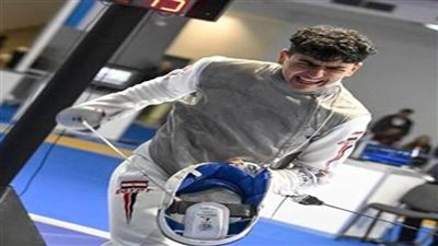 عبدالرحمن طلبة يتأهل إلى نصف النهائي من بطولة العالم للسلاح ويضمن ميدالية مصرية