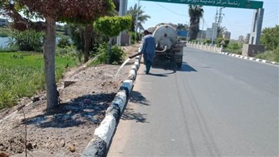 ديرمواس تواصل زراعة شتلات مثمرة وزينة ضمن المبادرة الرئاسية 100 مليون شجرة