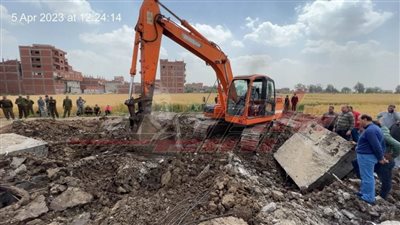 إزالة 7 حالات تعدٍ على 6 قراريط بكفر الشيخ