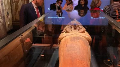 عيسى يفتتح معرض رمسيس وذهب الفراعنة.. بباريس اليوم