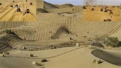 عاجل.. الصين تبدأ شق الطرق السريعة في صحراء الموت (صور)