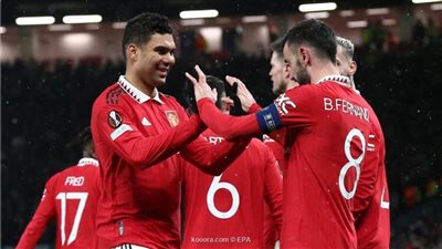 فوز مانشستر يونايتد على ايفرتون بالدوري الإنجليزى الممتاز