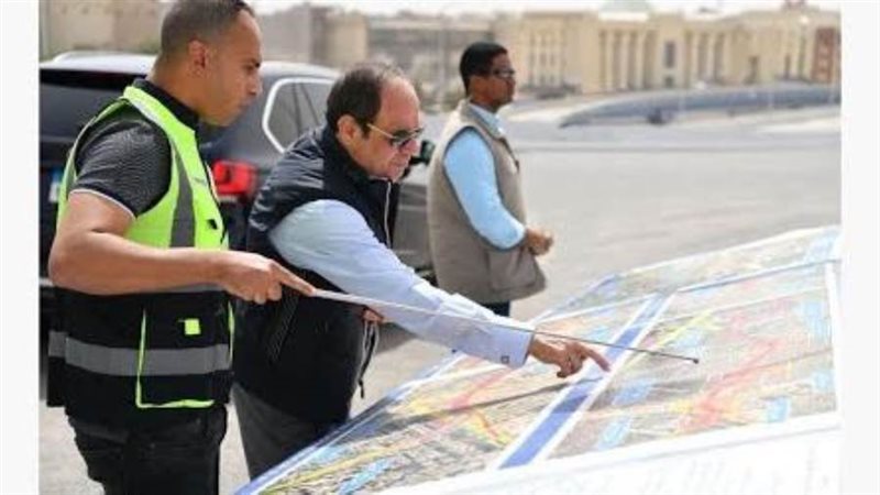 تفقد الرئيس عبد الفتاح