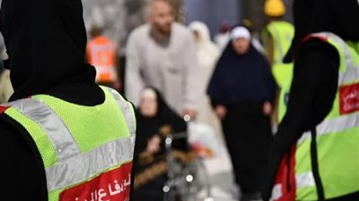 1100متطوع بالدفاع المدني يشاركون في خدمة ضيوف الرحمن