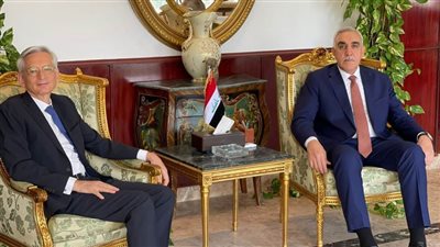 سفير العراق في مصر يلتقي سفير فرنسا