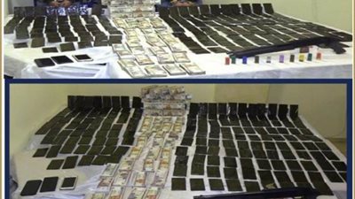 ضبط كميات كبيرة من المواد المخدرة بحوزة 3 عناصر إجرامية بالقاهرة والجيزة