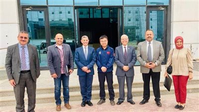 وكالة الفضاء المصرية تستقبل وفداً من علوم تكنولوجيا الفضاء جامعة بني سويف