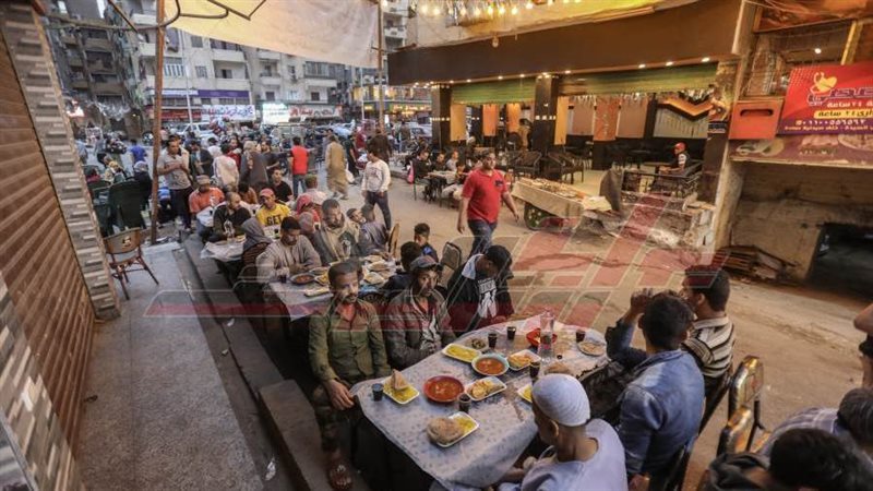 مائدة افطار بفيصل