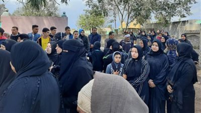 تشييع جنازة طالب لقى مصرعه صعقا بالكهرباء في الشرقية