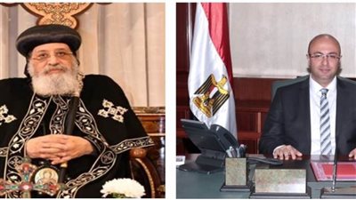 محافظ بني سويف يُهنئ البابا 