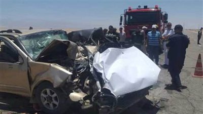 إصابة 4 أشخاص في حادث تصادم سيارتين بالشرقية 