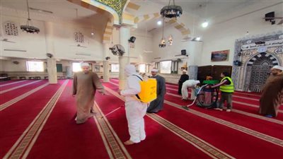 تواصل حملة نظافة المساجد في العشر الأواخر من رمضان  