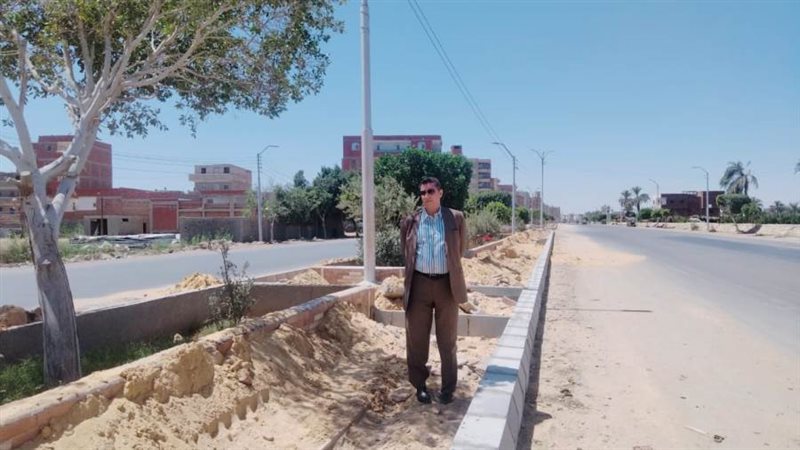 تشجير شوارع اهناسيا