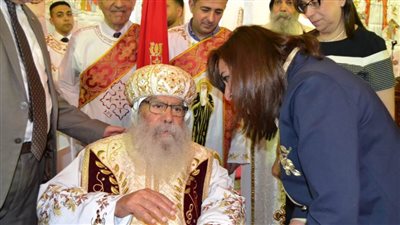 نائب محافظ البحيرة تشهد قداس عيد القيامة المجيد