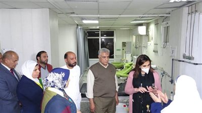 نائب محافظ البحيرة تتابع انتظام سير العمل بمستشفى رشيد المركزي